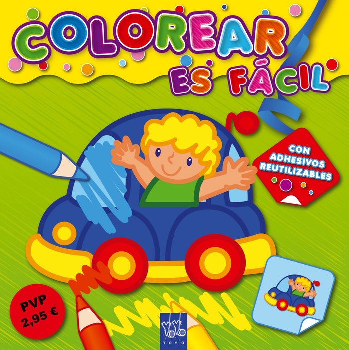 Colorear es fácil verde 2, de YOYO | portada del libro