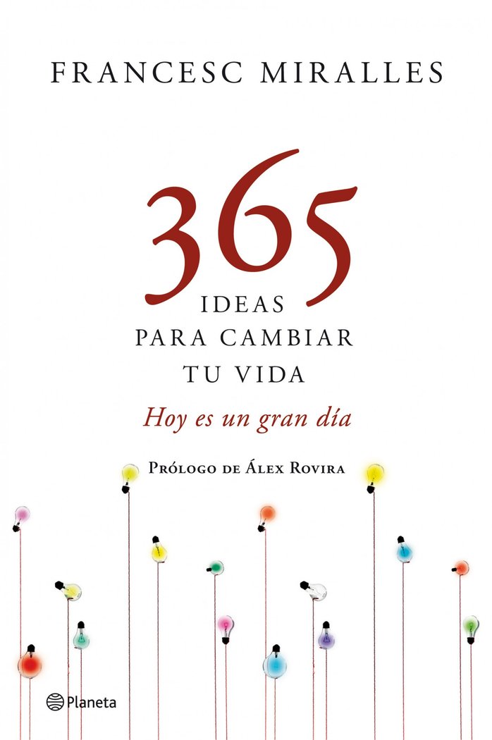 365 ideas para cambiar tu vida, de Miralles | portada del libro