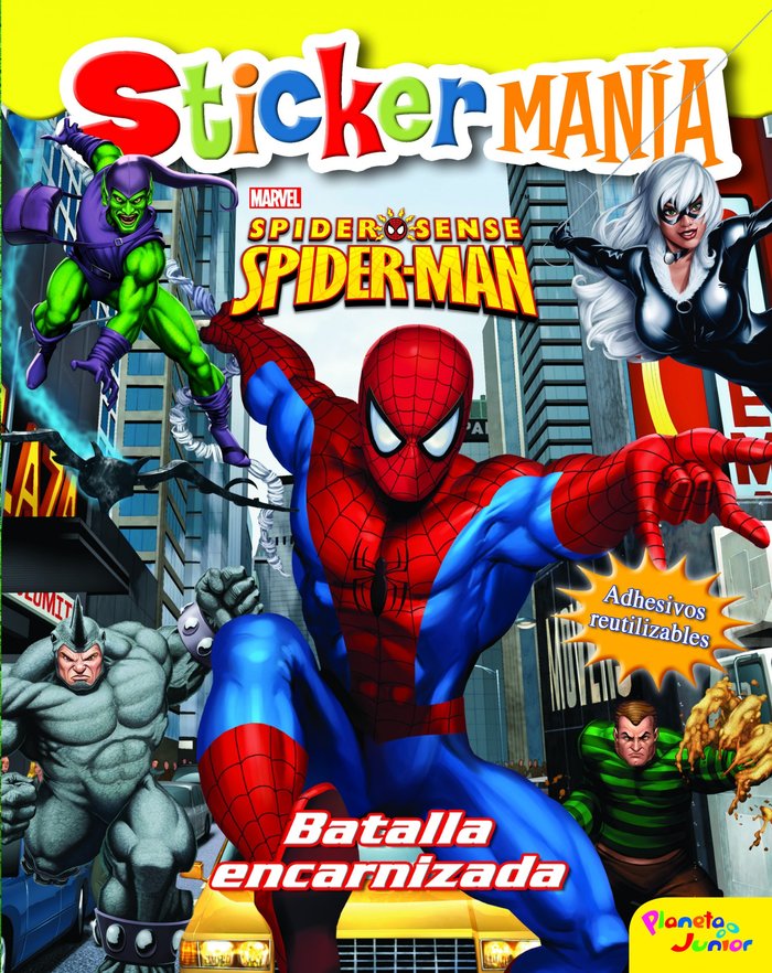 Spiderman. Stickermania 1, de Spiderman | portada del libro