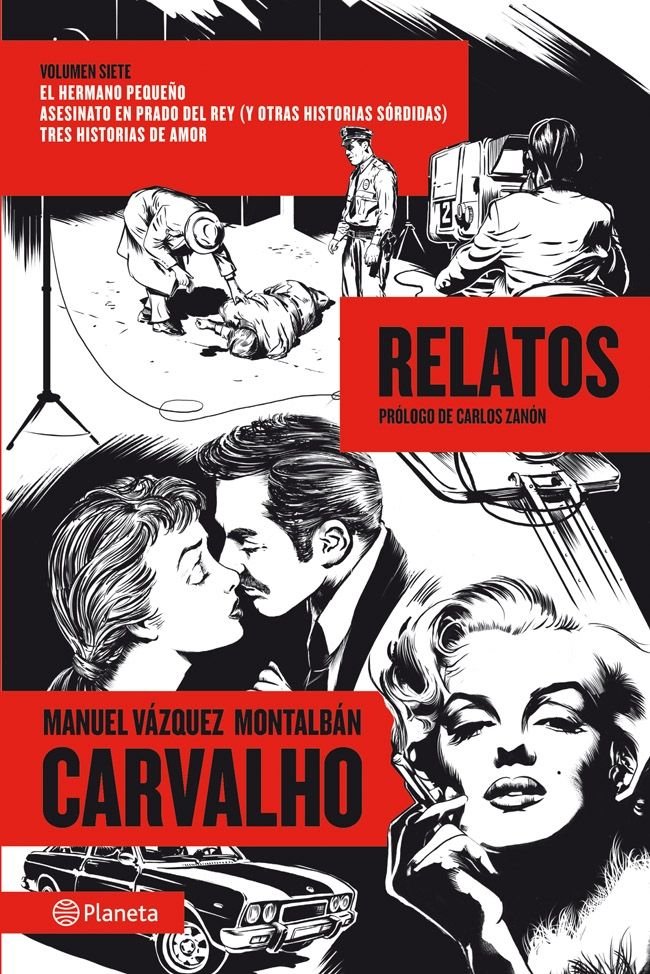Carvalho: Relatos, de Vázquez Montalbán | portada del libro