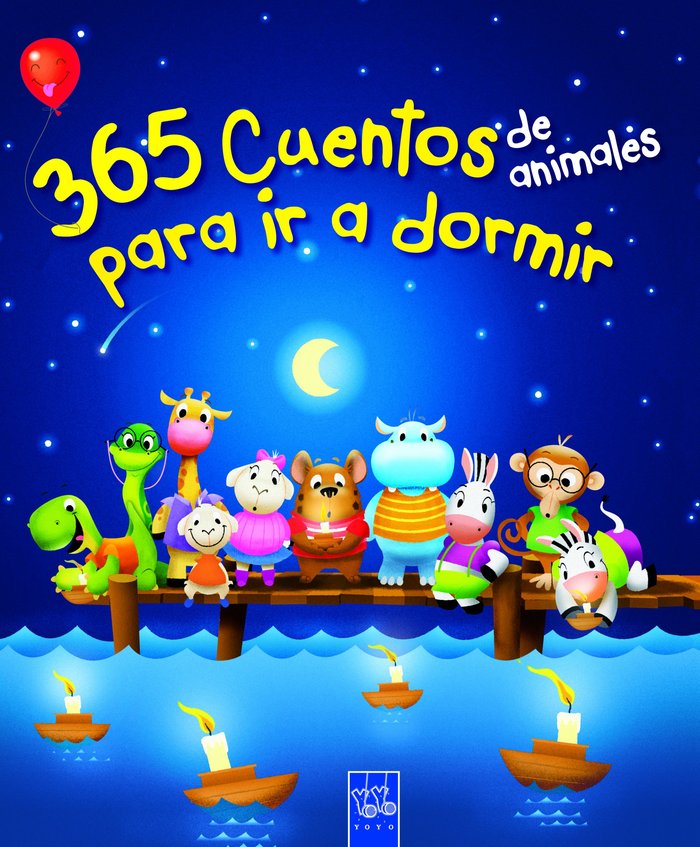 365 cuentos de animales para ir a dormir, de YOYO | portada del libro