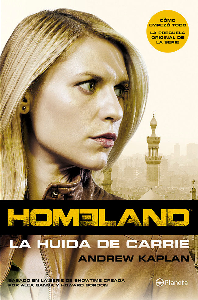 Homeland. La huida de Carrie, de KAPLAN ANDREW | portada del libro