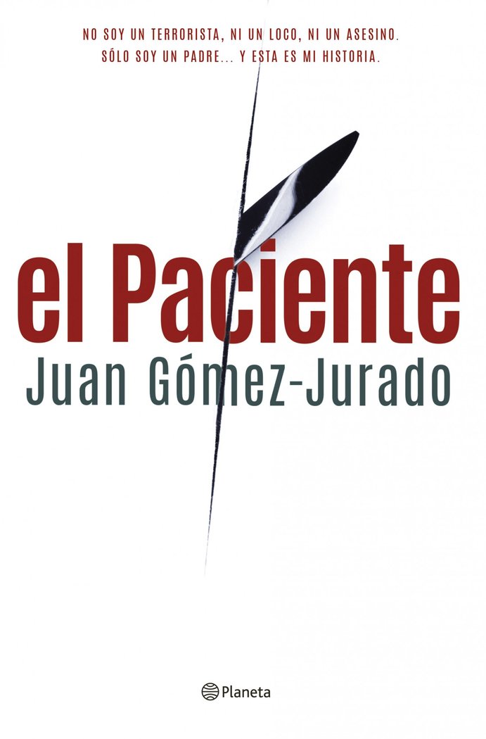 El Paciente, de Gómez-Jurado | portada del libro