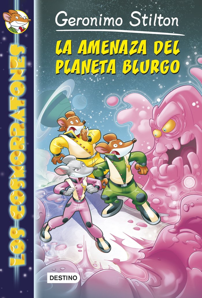 La amenaza del planeta Blurgo, de Stilton | portada del libro
