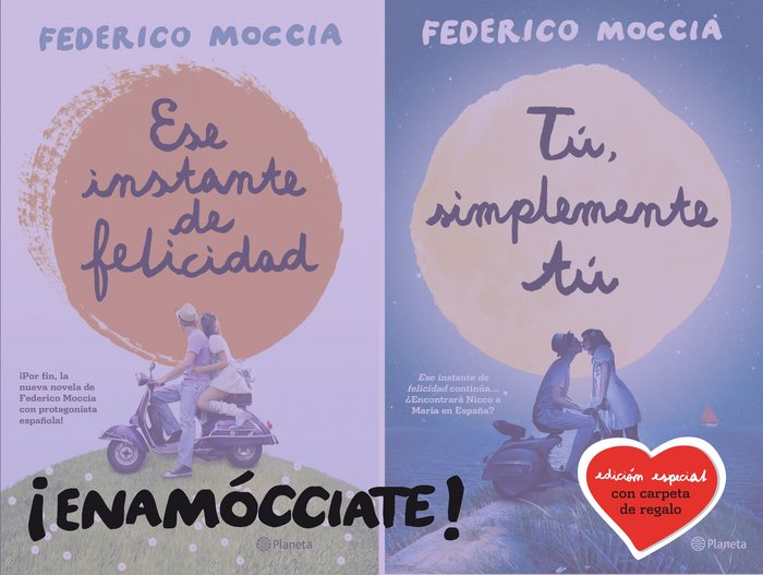Estuche Ese instante + Tú, simplemente tú, de Moccia | portada del libro