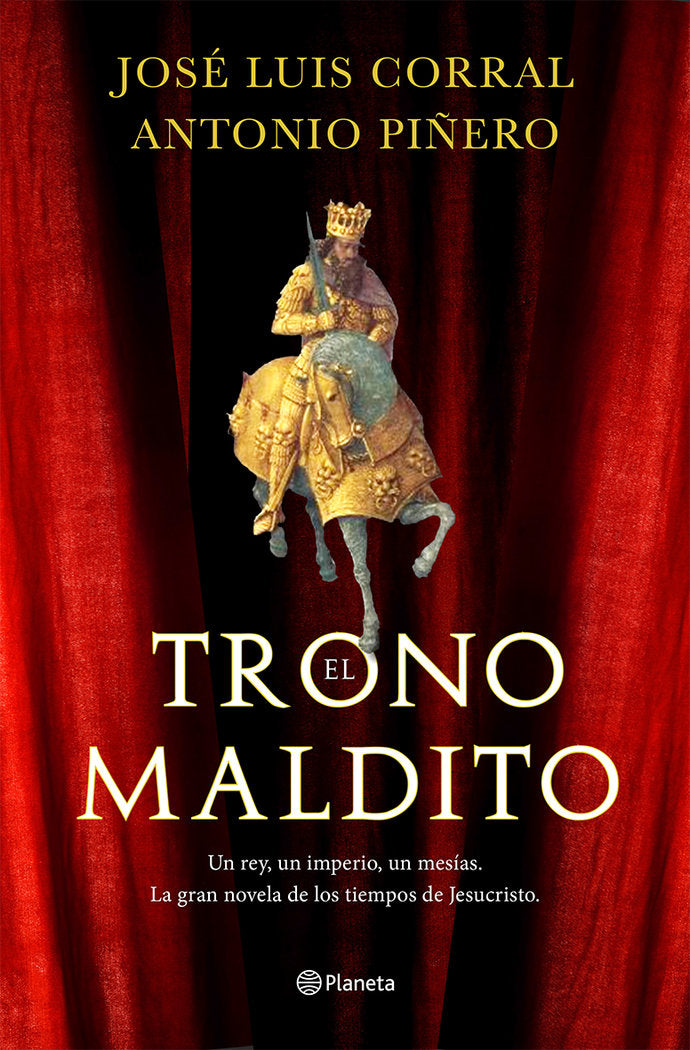 El trono maldito, de Piñero Saenz | portada del libro