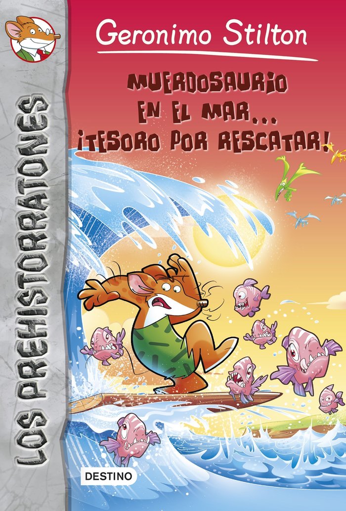 Muerdosaurio en el mar... ¡tesoro por rescatar!, de Stilton, Geronimo | portada del libro