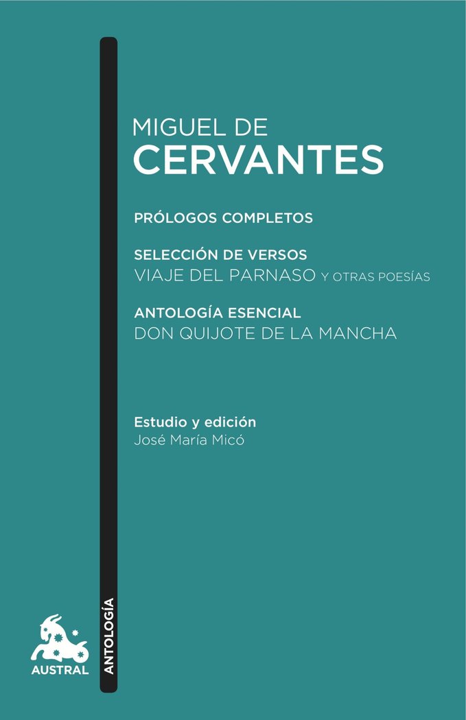 Miguel de Cervantes. Antología, de Cervantes, Miguel de | portada del libro