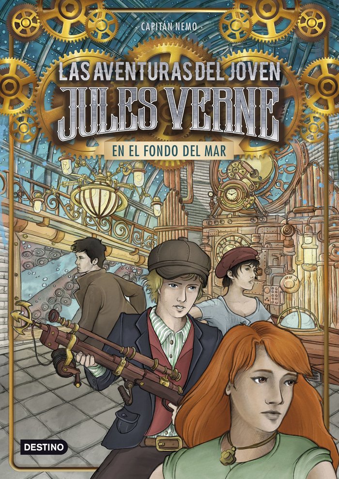 En el fondo del mar, de Capitán Nemo | portada del libro
