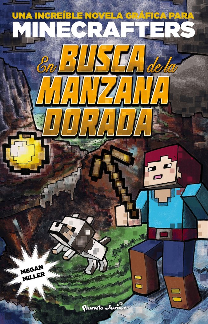 Minecraft. En busca de la manzana dorada, de Miller | portada del libro