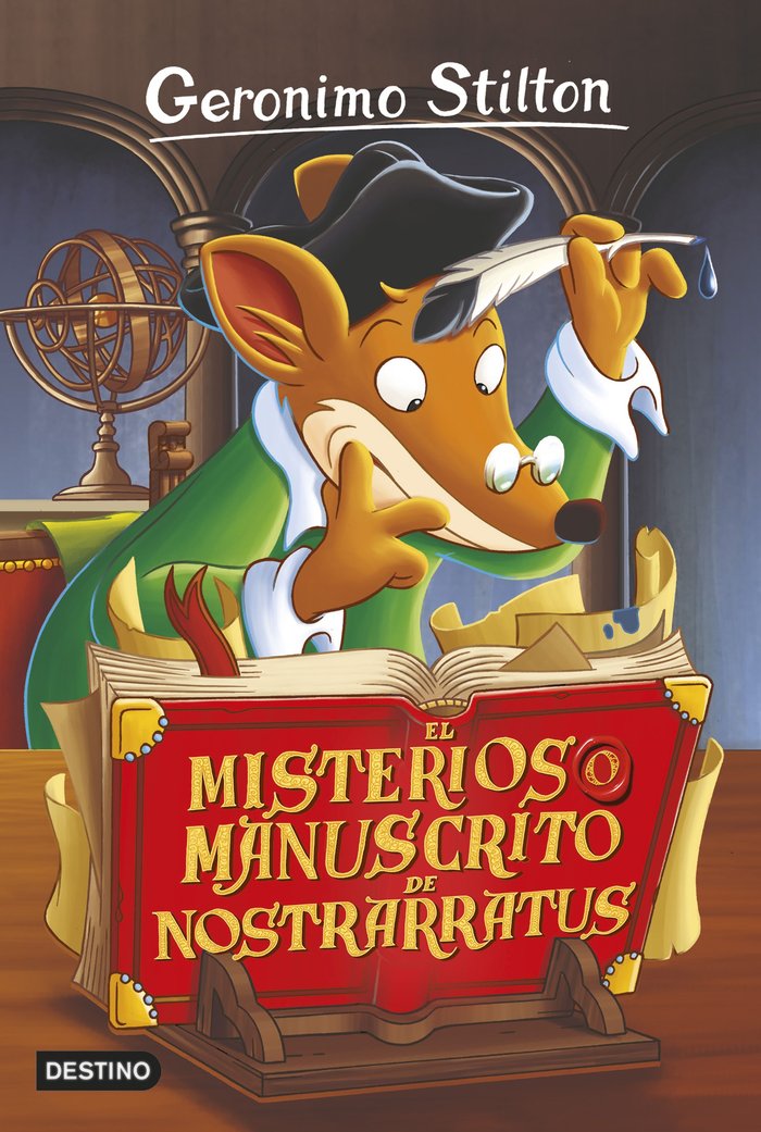 El misterioso manuscrito de Nostrarratus, de Stilton, Geronimo | portada del libro