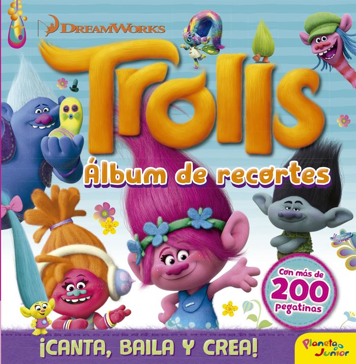 Trolls. Álbum de recortes, de Dreamworks | portada del libro