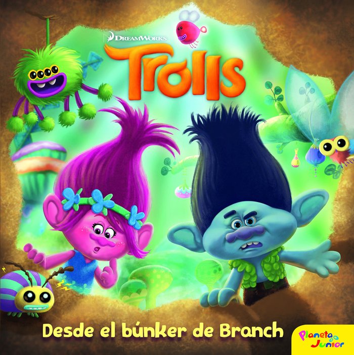 Trolls. Desde el búnker de Branch, de Dreamworks | portada del libro