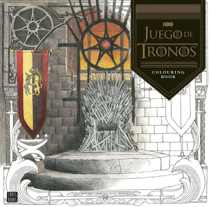 Juego de Tronos. Colouring book, de HBO | portada del libro