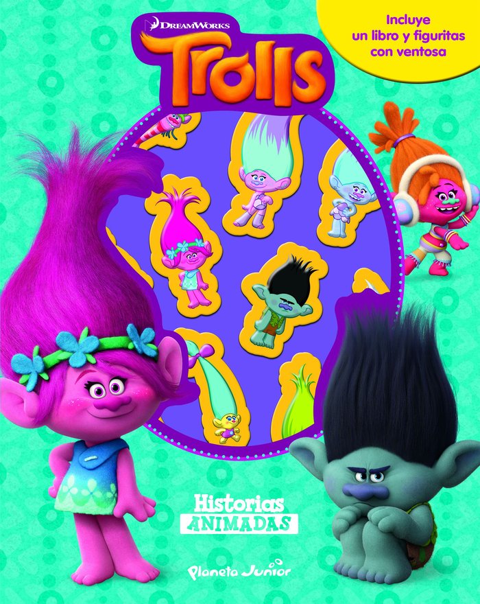 Trolls. Historias animadas, de Dreamworks | portada del libro