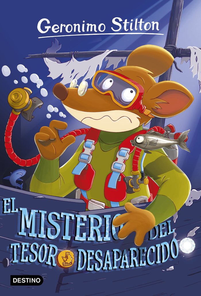 El misterio del tesoro desaparecido, de Stilton, Geronimo | portada del libro