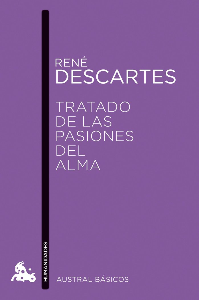Tratado de las pasiones del alma, de Descartes | portada del libro