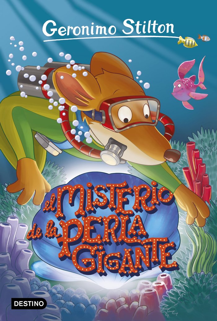 El misterio de la perla gigante, de Stilton, Geronimo | portada del libro