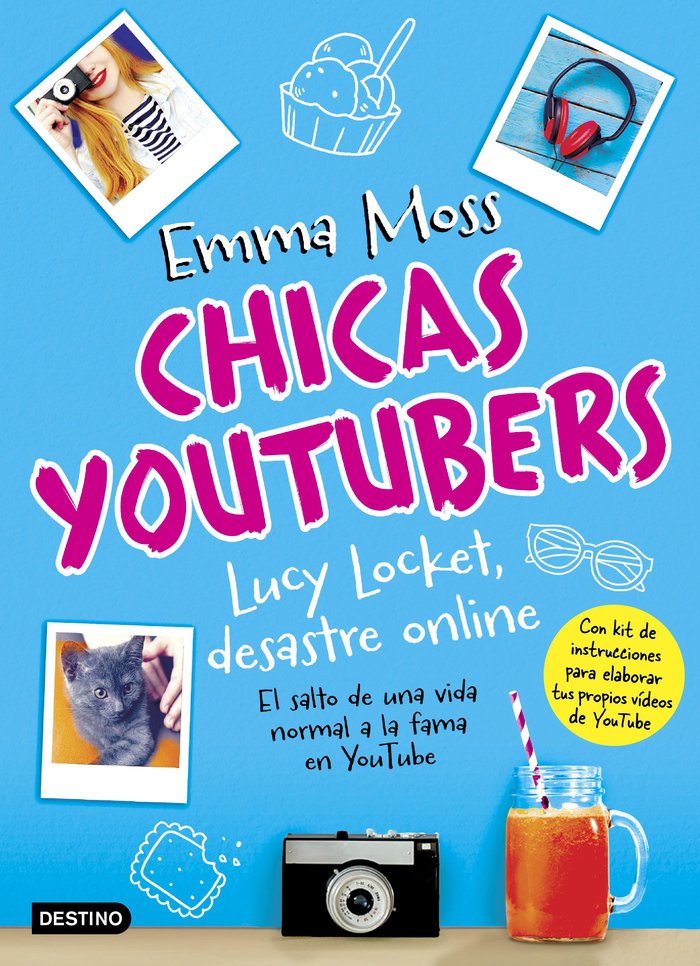 Chicas youtubers. Lucy Locket, desastre online, de Moss, Emma | portada del libro