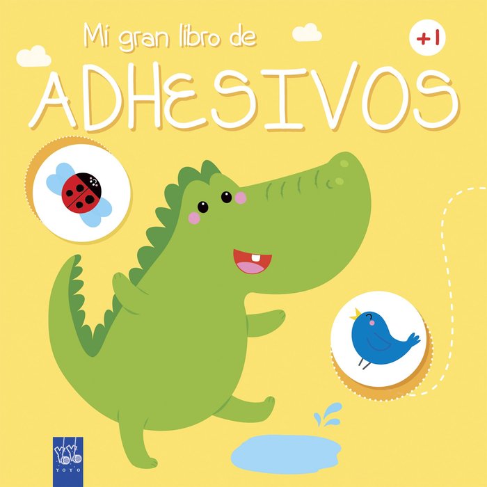 Mi gran libro de adhesivos +1, de YOYO | portada del libro