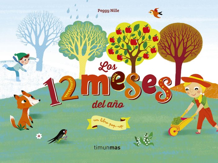 Los 12 meses del año, de Nille, Peggy | portada del libro