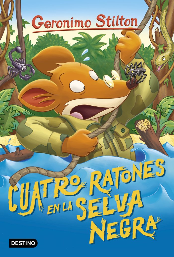 Cuatro ratones en la Selva Negra, de Stilton, Geronimo | portada del libro