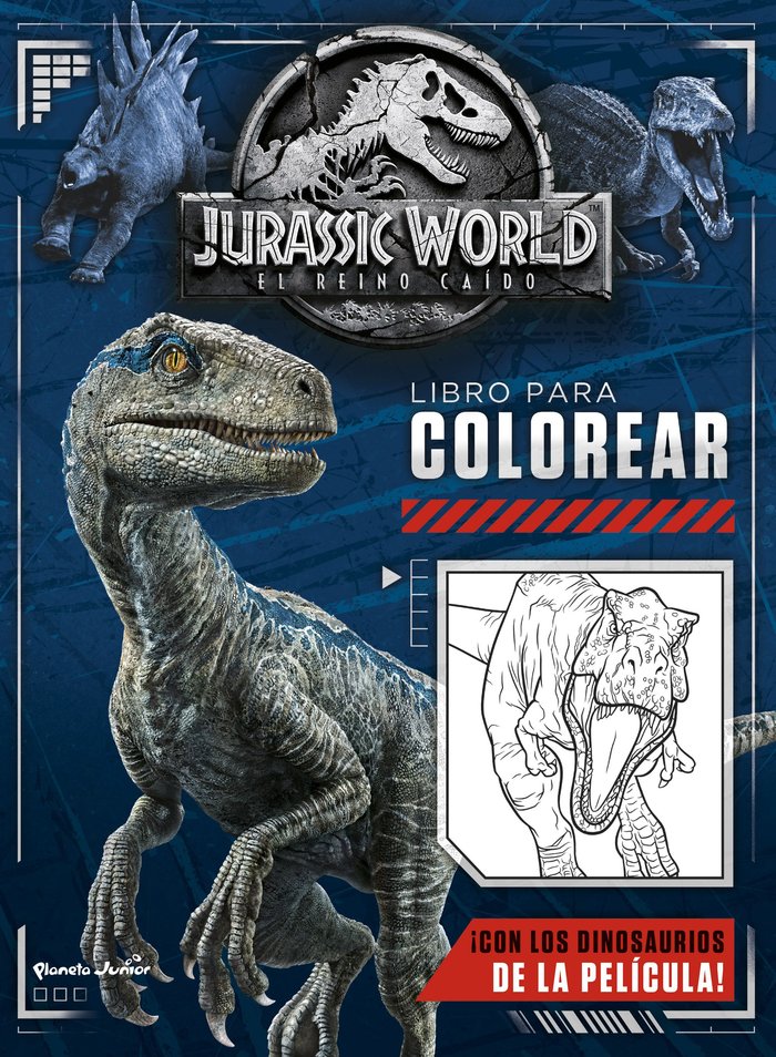 Jurassic World. El reino caído. Libro para colorear, de Universal Studios | portada del libro