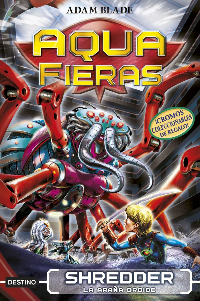 Shredder, la araña droide, de Blade, Adam | portada del libro