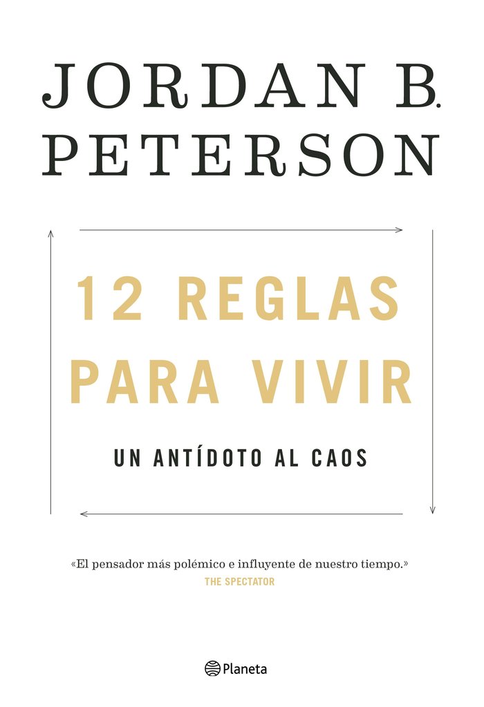 12 reglas para vivir, de Peterson, Jordan B. | portada del libro