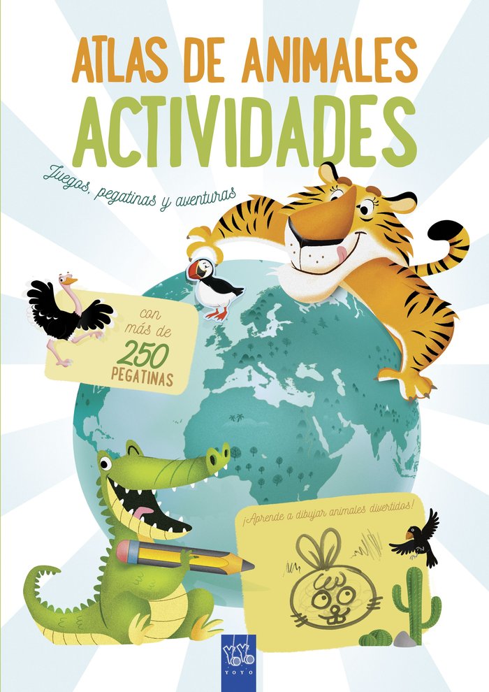 Atlas de animales. Actividades, de YOYO | portada del libro