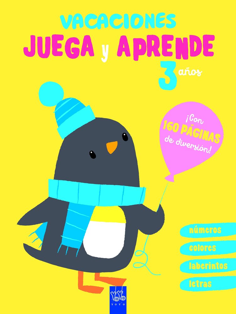 Vacaciones. Juega y aprende. 3 años, de YOYO | portada del libro