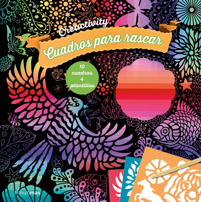 Creactivity. Cuadros para rascar. Arco iris, de Varios Autores | portada del libro