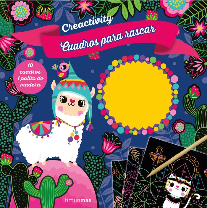 Creactivity. Cuadros para rascar. Animalitos, de Varios Autores | portada del libro