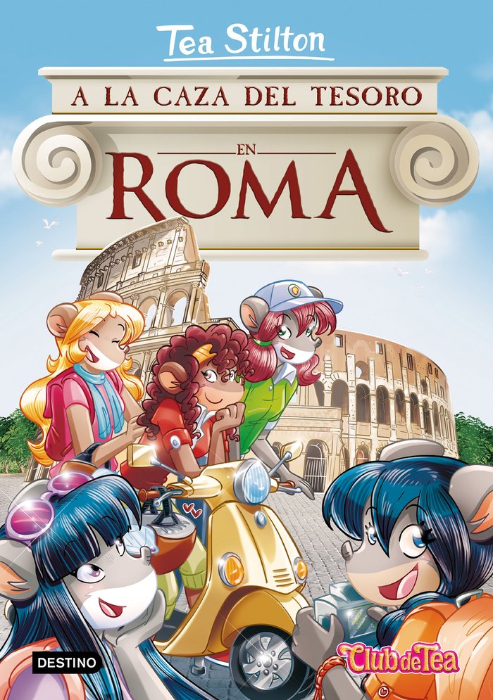 A la caza del tesoro en Roma, de Stilton, Tea | portada del libro