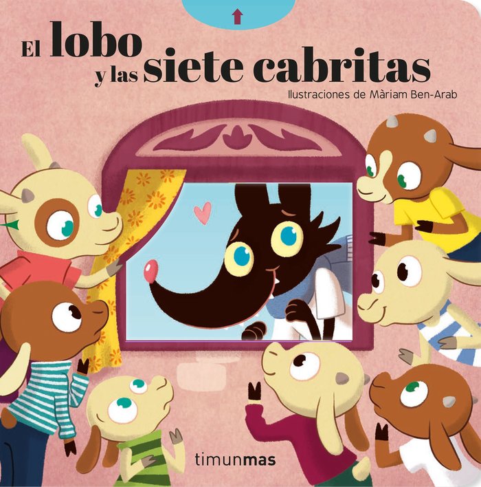 El lobo y las siete cabritas, de Ben-Arab Canela, Màriam | portada del libro