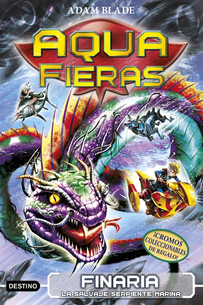 Finaria, la salvaje serpiente marina, de Blade, Adam | portada del libro
