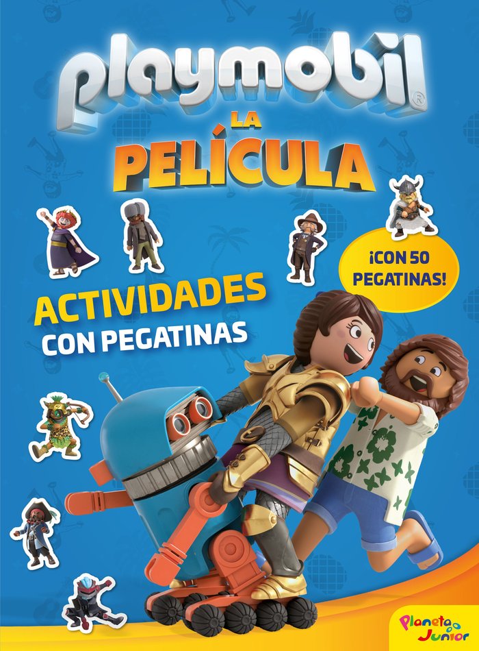 Playmobil. La película. Actividades con pegatinas, de Playmobil | portada del libro