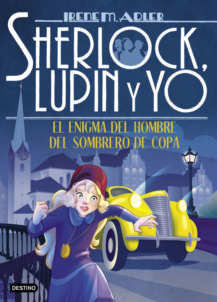 El enigma del hombre del sombrero de copa, de Adler, Irene | portada del libro