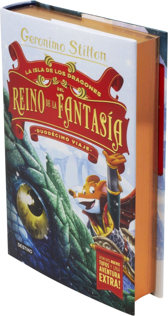 La Isla de los Dragones del Reino de la Fantasía. Duodécimo viaje, de Stilton, Geronimo | portada del libro