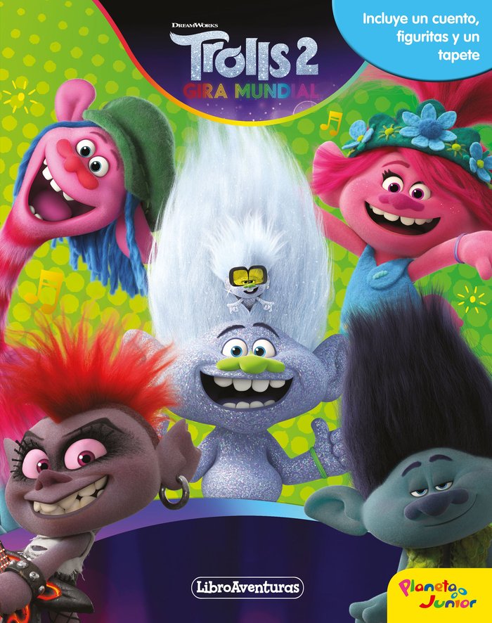 Trolls 2. Libroaventuras, de Dreamworks | portada del libro