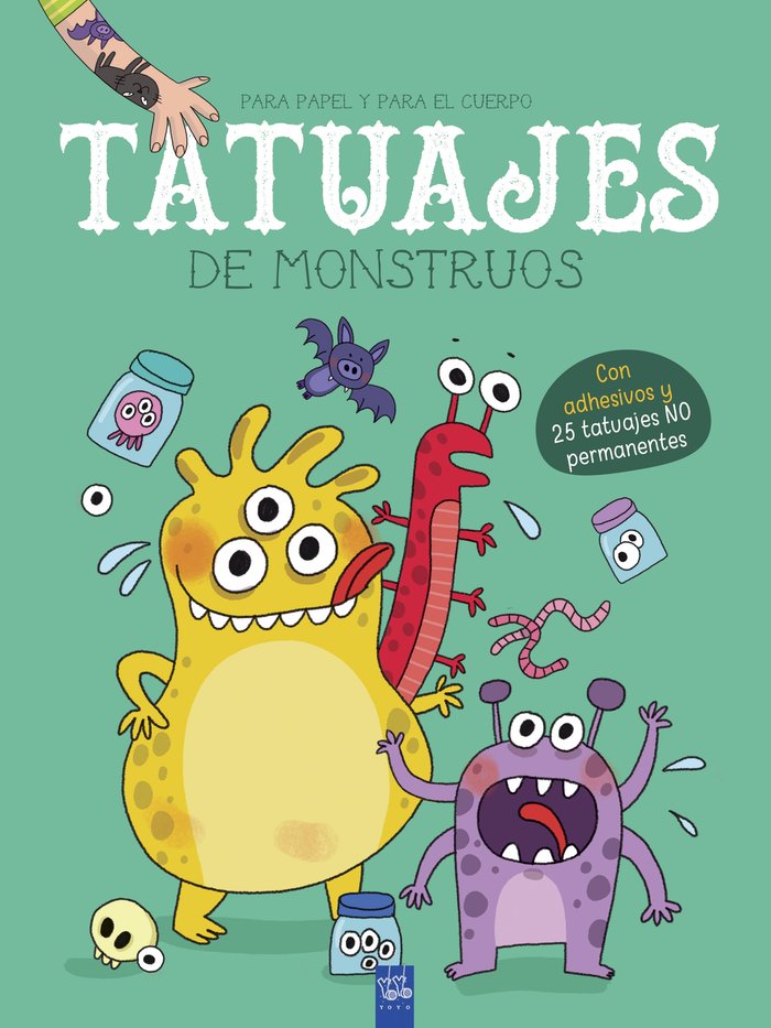 Tatuajes de monstruos, de YOYO | portada del libro