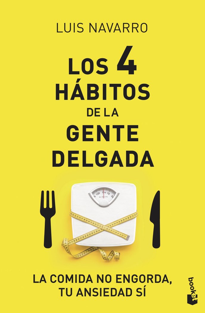 Los 4 hábitos de la gente delgada, de Navarro Sanz | portada del libro