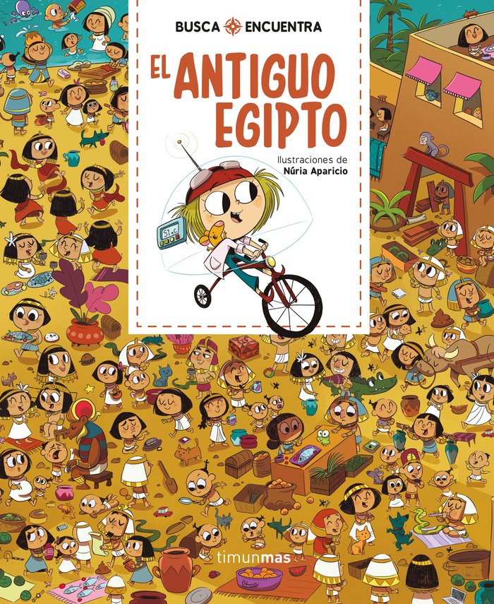 Busca y encuentra. El antiguo Egipto, de NURIA APARICIO | portada del libro