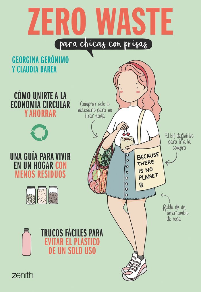 Zero waste para chicas con prisas, de Gerónimo, Georgina | portada del libro