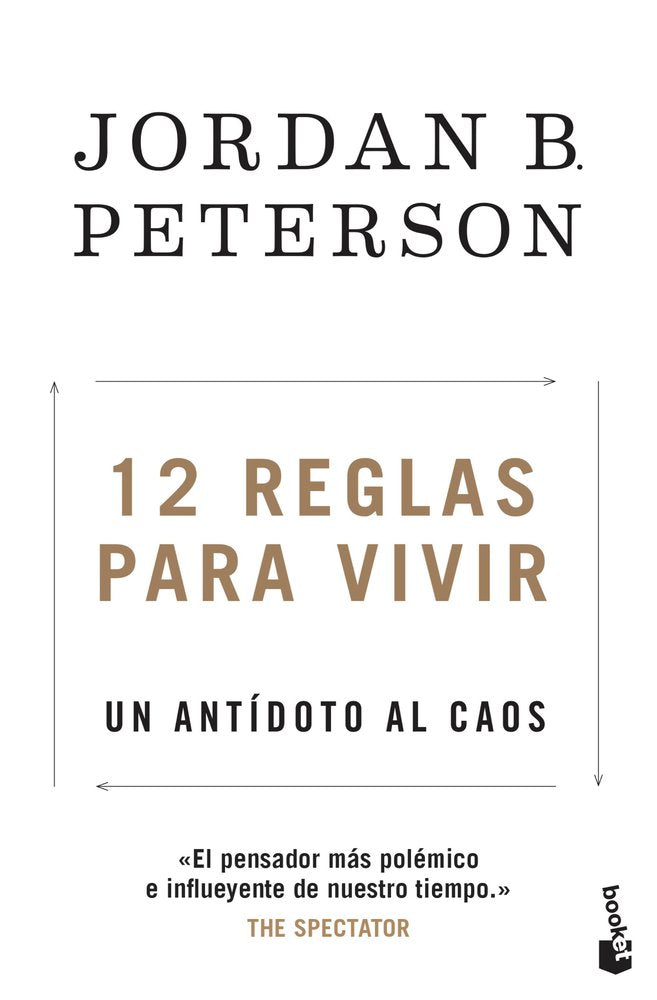 12 reglas para vivir, de Peterson, Jordan B. | portada del libro