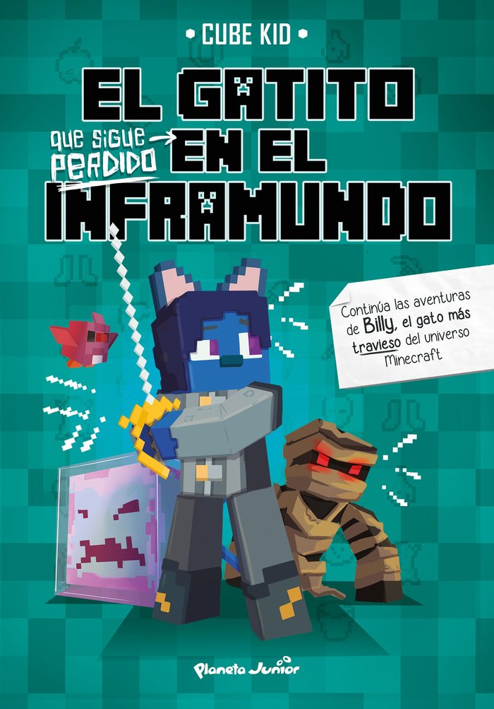 El gatito que sigue perdido en el Inframundo, de Cube Kid | portada del libro