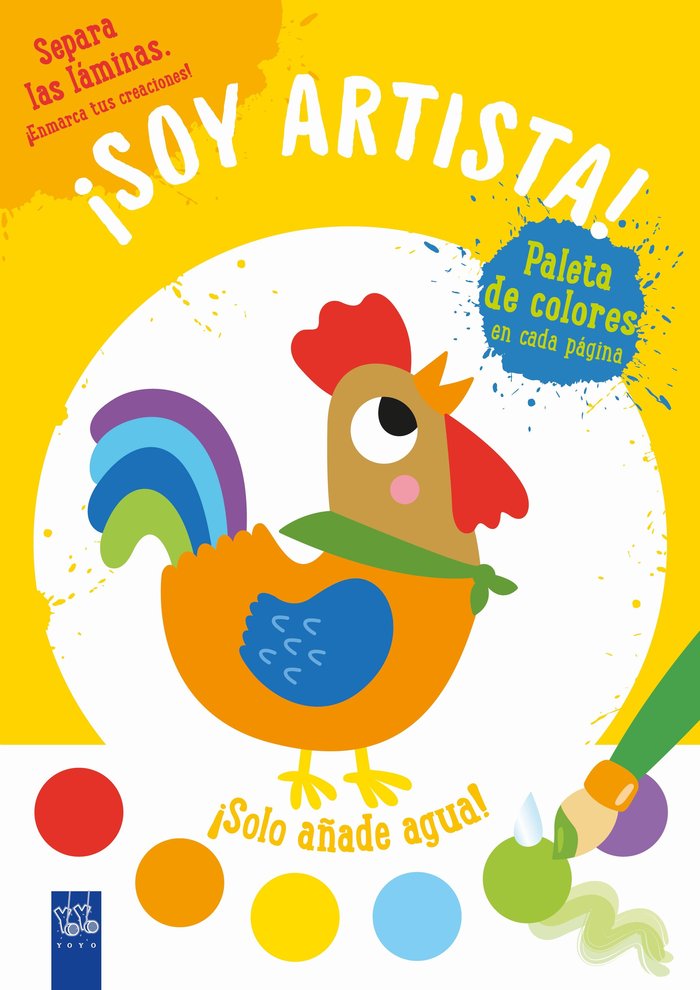 ¡Soy artista! Gallo, de YOYO | portada del libro