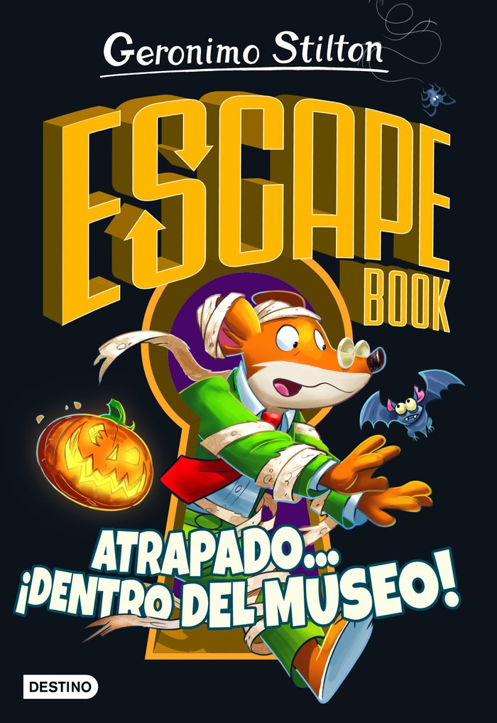 GS Escape book. Atrapado... ¡dentro del museo!, de Stilton, Geronimo | portada del libro