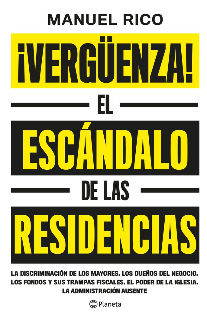 ¡Vergüenza!, de Rico, Manuel | portada del libro