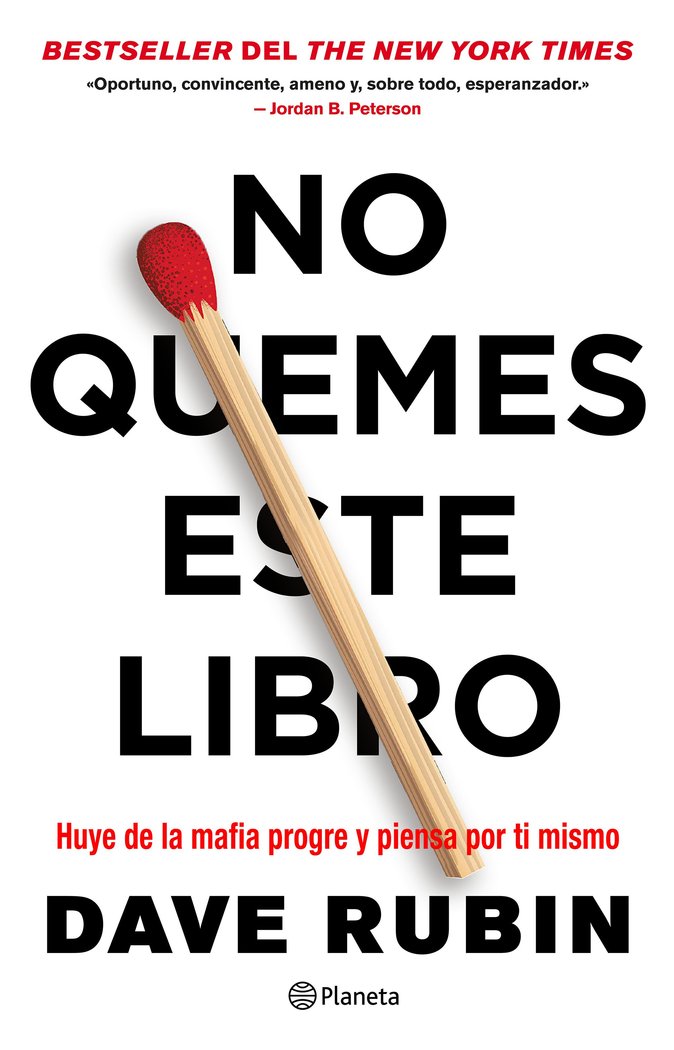NO QUEMES ESTE LIBRO, de DAVE RUBIN | portada del libro